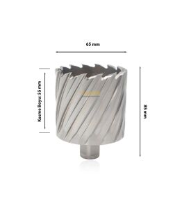 3Keego 65 x 55 mm HSS Manyetik Matkap Ucu SHC55