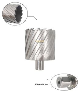 3Keego 65 x 55 mm HSS Manyetik Matkap Ucu SHC55