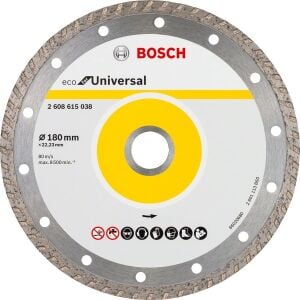 Bosch Eco Turbo 180mm (10'lu paket) Elmas Testere Yapı Malzemeleri İçin 2608615047