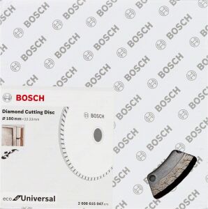 Bosch Eco Turbo 180mm (10'lu paket) Elmas Testere Yapı Malzemeleri İçin 2608615047