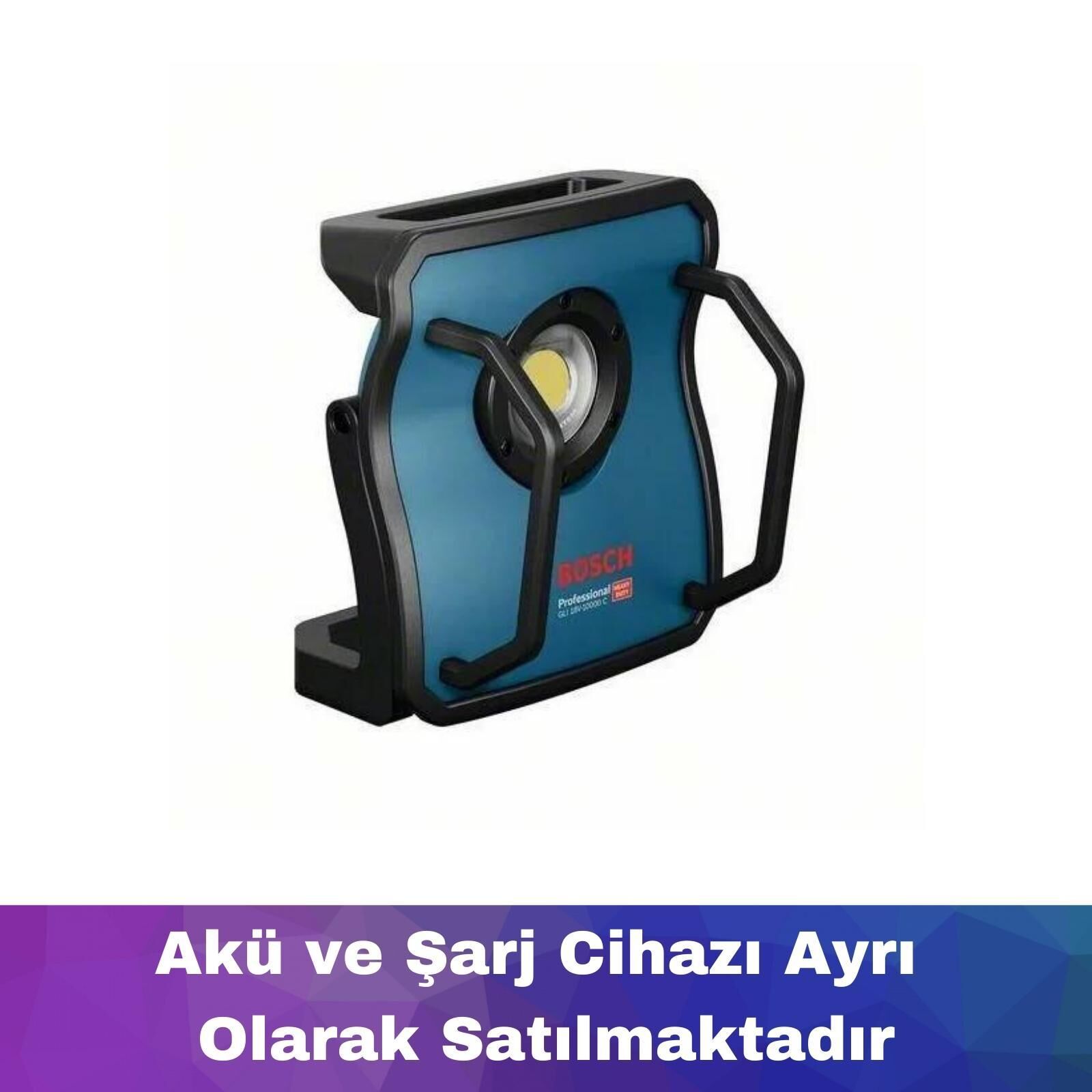 Bosch GLI 18V-10000 C Akülü Şantiye Projektörü (Akü ve Şarj yoktur)