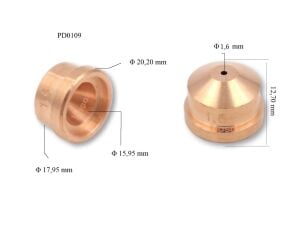 Trafimet A 151 1,6mm Plazma Kesim Memesi  PD0109-16