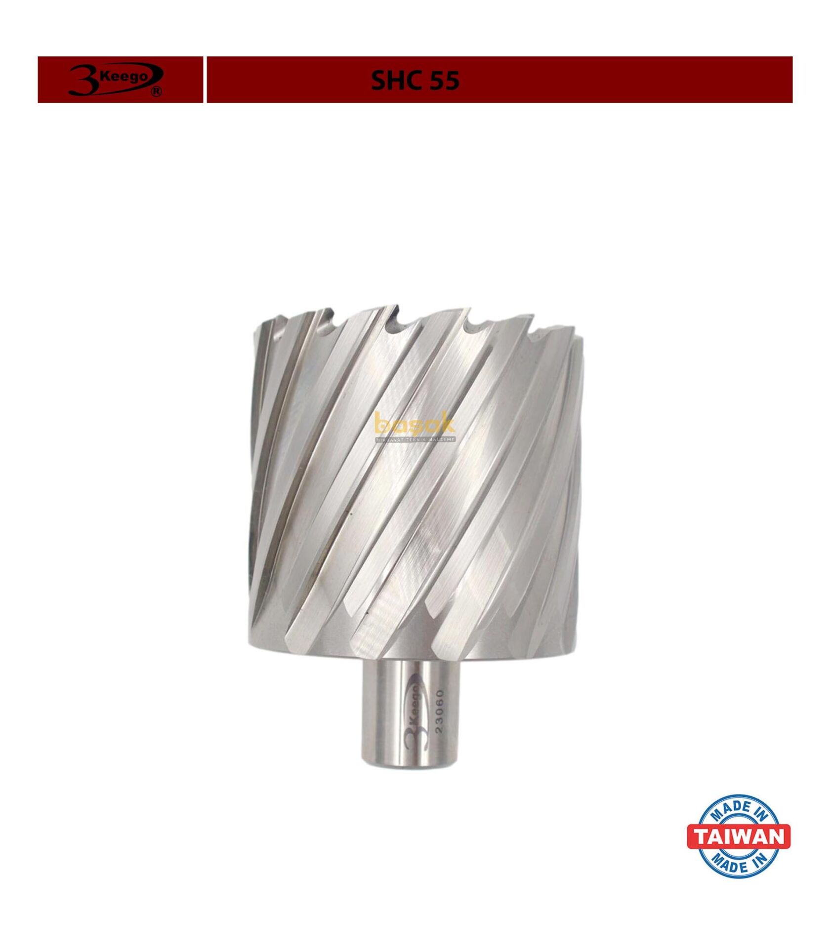 3Keego 64 x 55 mm HSS Manyetik Matkap Ucu SHC55