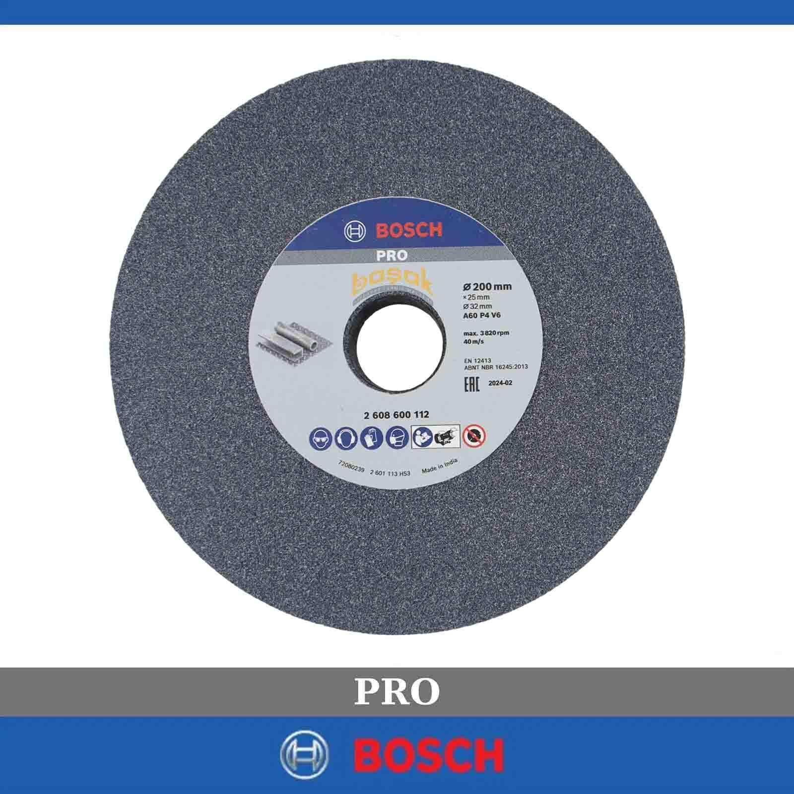 Bosch 200x25x32 mm Zımpara Taşı 60 Kum GSM 60-20 için 2608600112