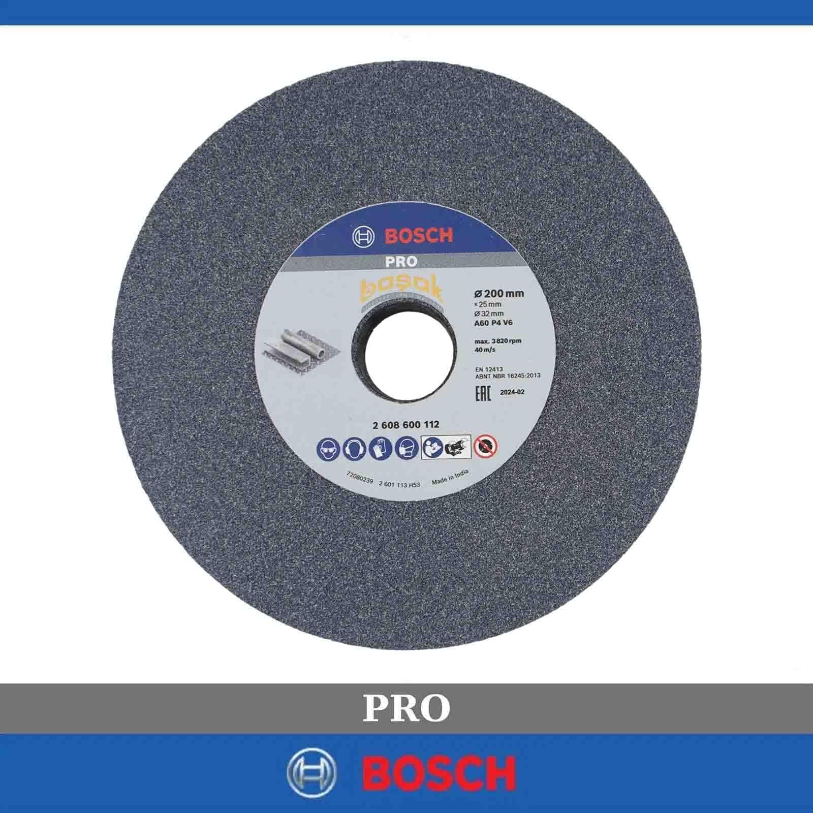 Bosch 200x25x32 mm Zımpara Taşı 60 Kum GSM 60-20 için 2608600112