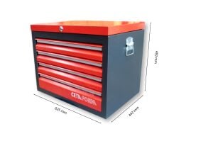 Ceta Form A06-04 Takım Sandığı (Boş) - 4 Çekmeceli