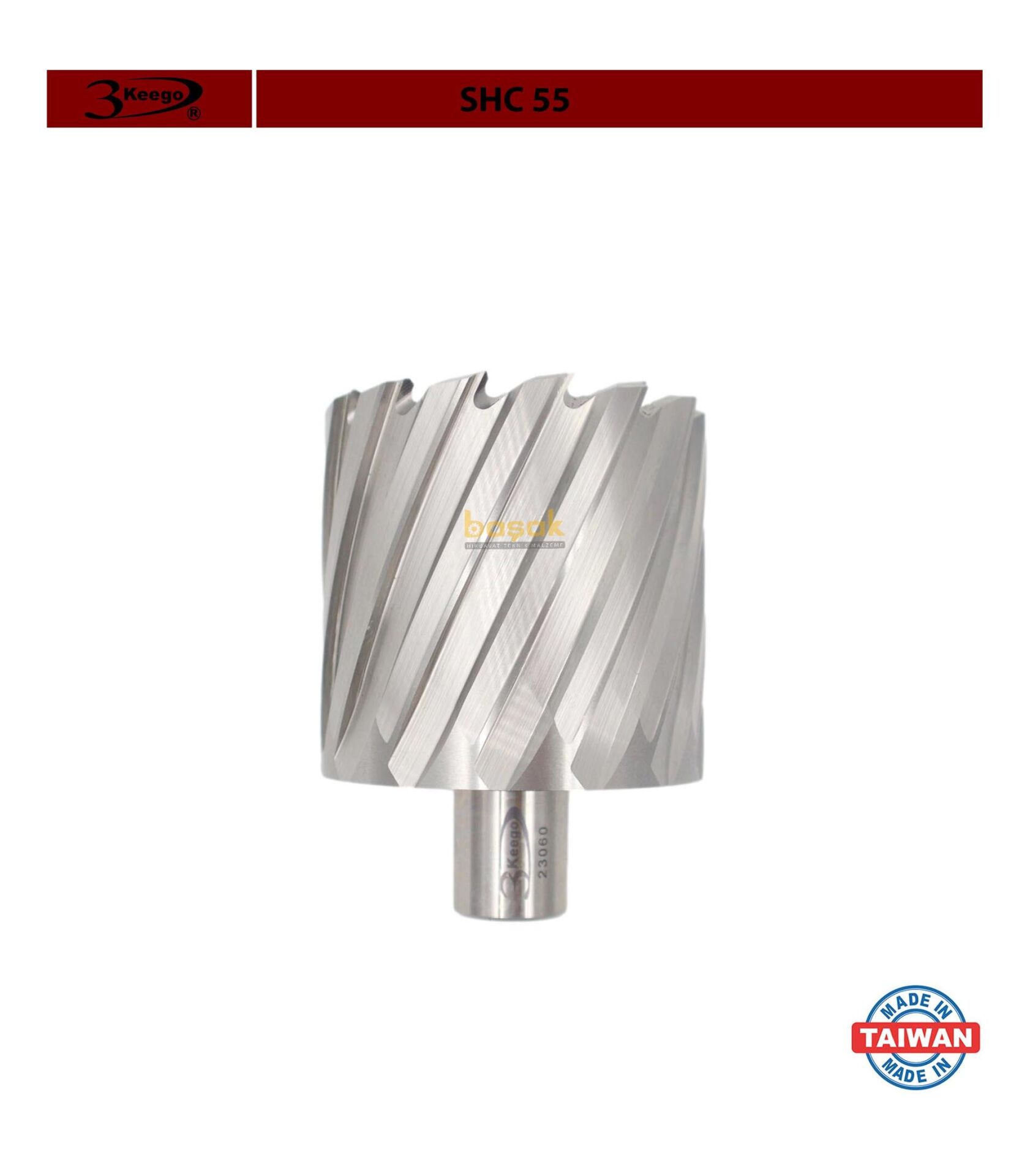 3Keego 63 x 55 mm HSS Manyetik Matkap Ucu SHC55