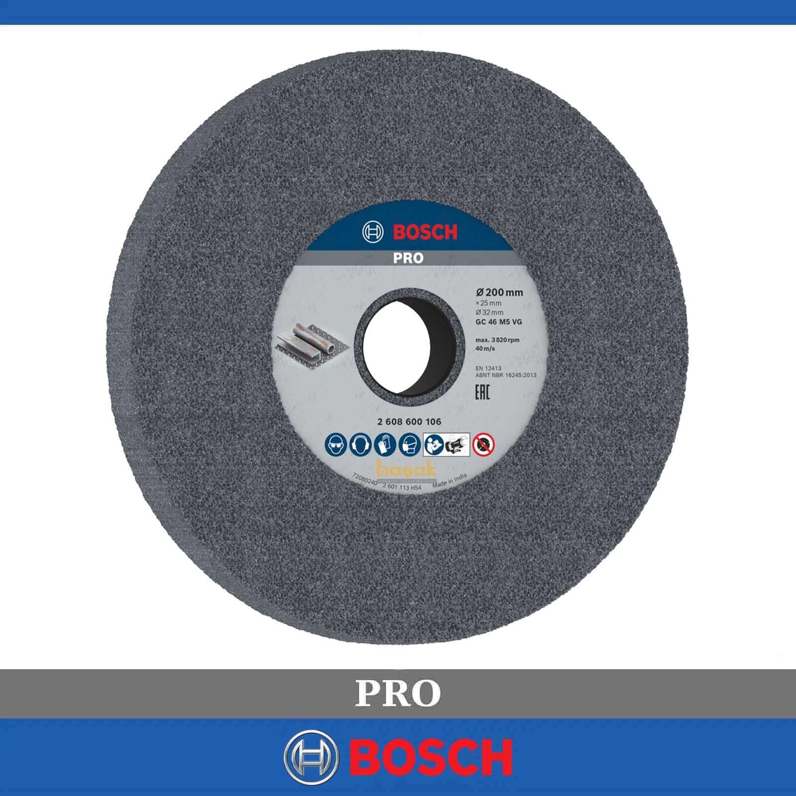 Bosch 200x25x32 mm Zımpara Taşı 46 Kum GBG 60-20 için 2608600106