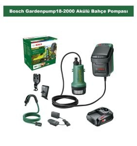 Bosch GardenPump 18V-2000 1x2,5 Ah Akülü Dalgıç Pompa 06008C4202