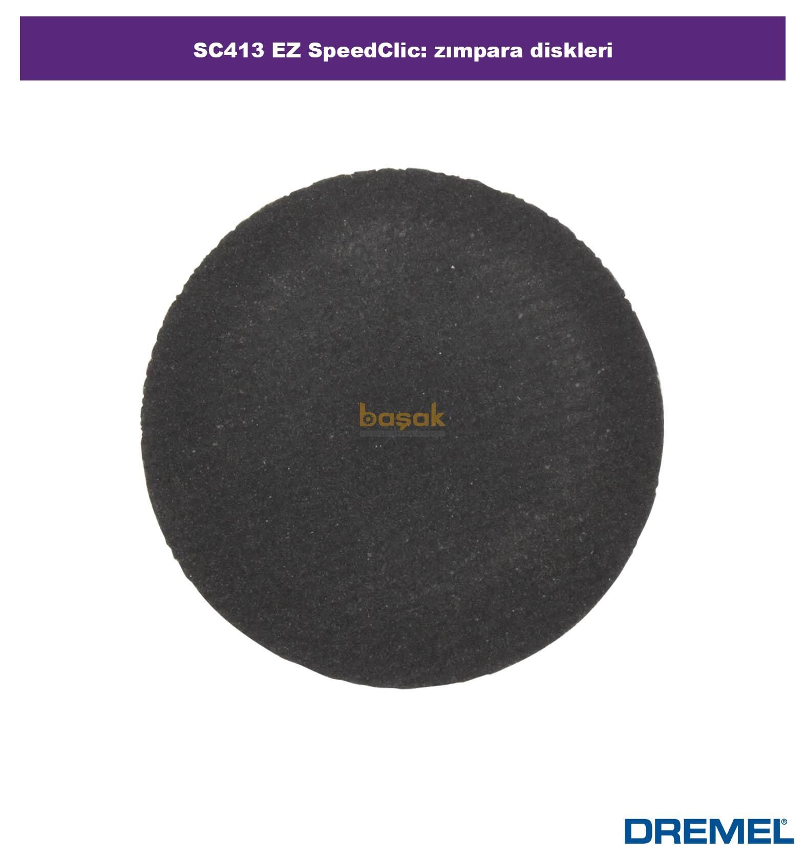 DREMEL SC413 EZ SpeedClic Zımpara Diskleri (6adet) 2615S413JA