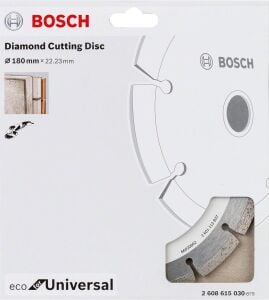 Bosch Eco 180mm Elmas Testere Yapı Malzemeleri İçin 2608615030