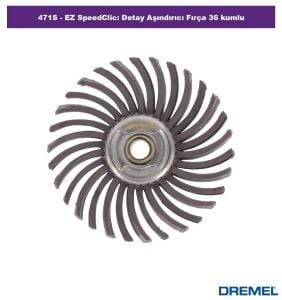 DREMEL 471S EZ SpeedClic Detay Aşındırıcı Fırça 36 kum 2615S471JA