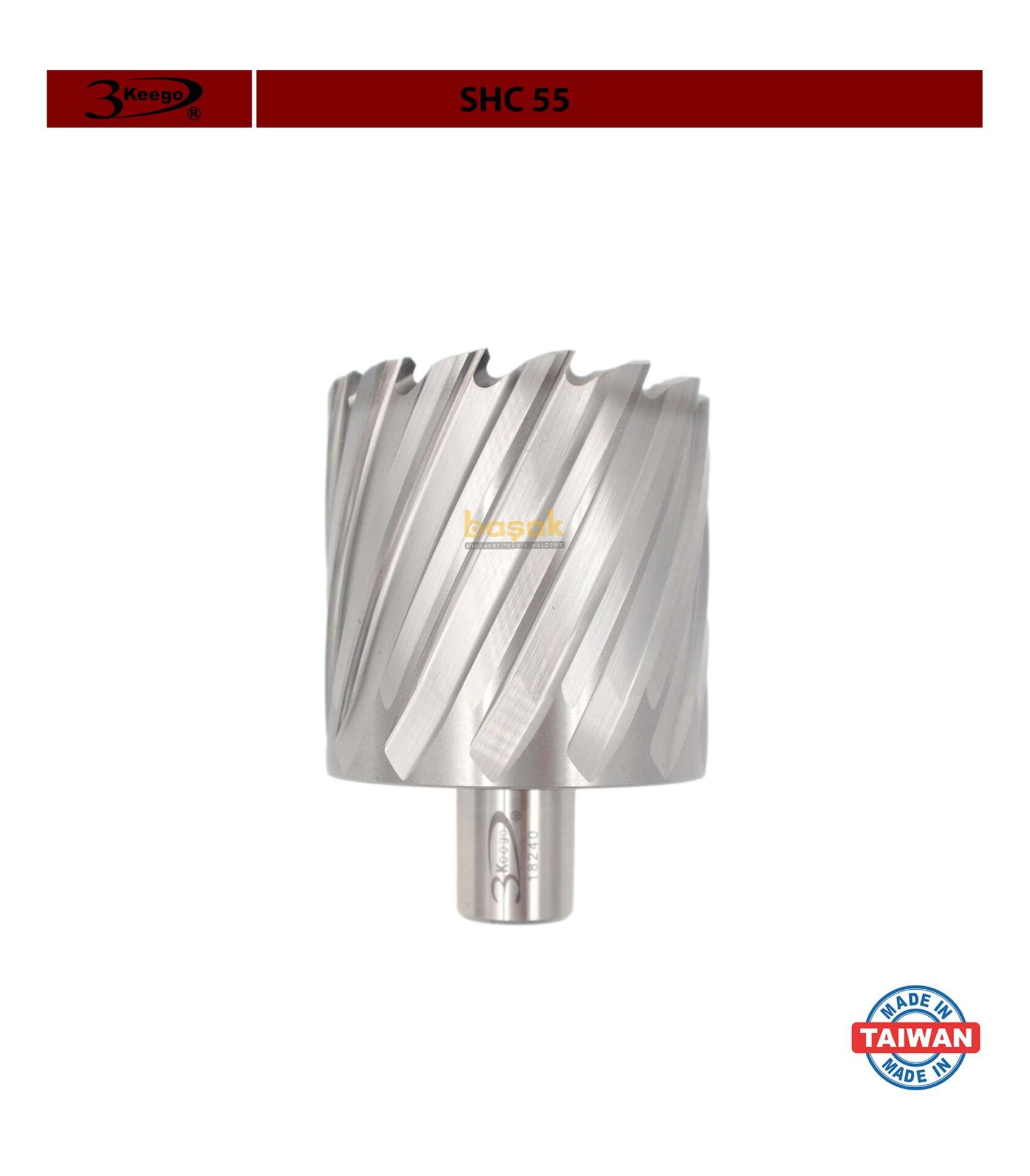 3Keego 61 x 55 mm HSS Manyetik Matkap Ucu SHC55