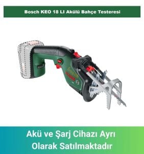 Bosch Keo 18 Li-ıon Akülü Bahçe Testeresi (Akü ve Şarj yoktur) 0600861A01