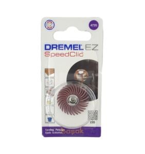 DREMEL 473S EZ SpeedClic Detay Aşındırıcı Fırça 220 kum 2615S473JA