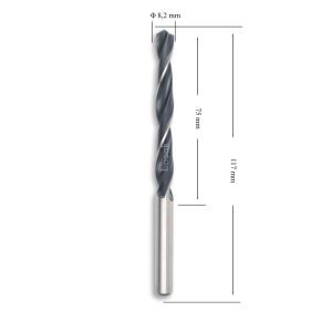 MTE 8,2 mm Haddeli Metal Matkap Ucu HSS DIN 338