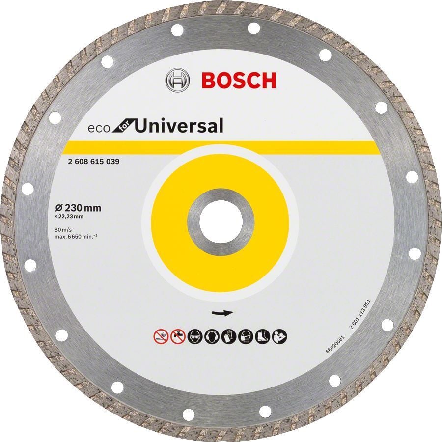 Bosch Eco Turbo 230mm Elmas Yapı Malzemeleri Kesme Testeresi 2608615039
