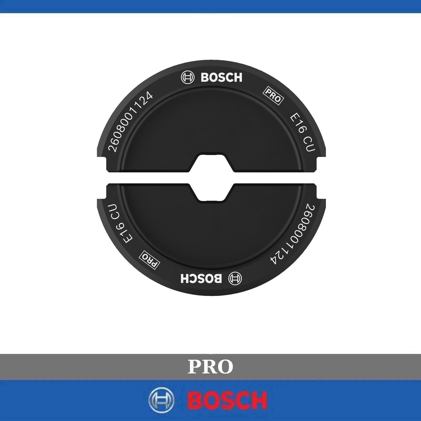 Bosch PRO E 16 Cu 16 mm² Bakır Kablo Pabucu Sıkma Kalıbı 2608001124