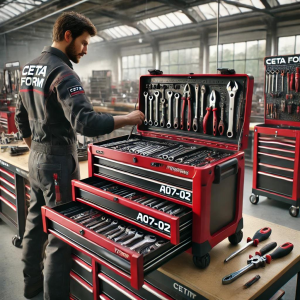 Ceta Form A07-02 Portatif Takım Sandığı (Boş) - 2 Çekmeceli