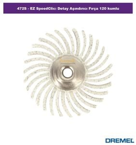 DREMEL 472S EZ SpeedClic Detay Aşındırıcı Fırça 120 kum 2615S472JA