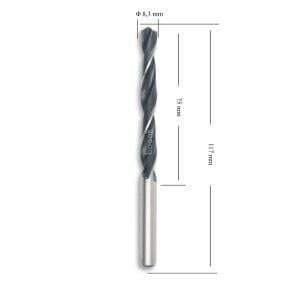 MTE 8,3 mm Haddeli Metal Matkap Ucu HSS DIN 338