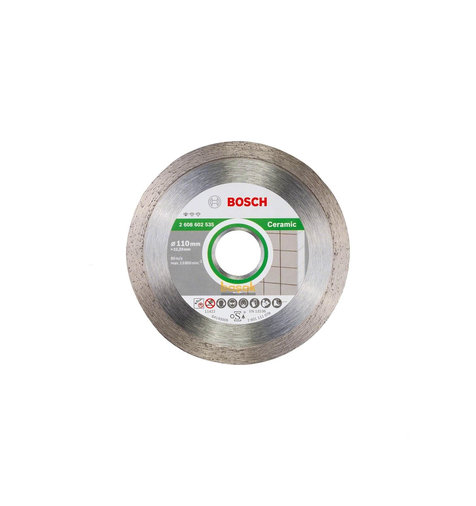 Bosch 110 mm Seramik Kesici Elmas Disk Standart 2608602535