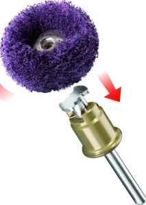 DREMEL 512S EZ SpeedClic Boya Aşındırıcı Cilalar 320 kum (2adet) 2615S512JA