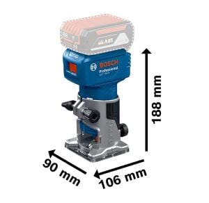 Bosch GLF 18V-8 Akülü Freze (Akü ve Şarj Yoktur) 06016C6020