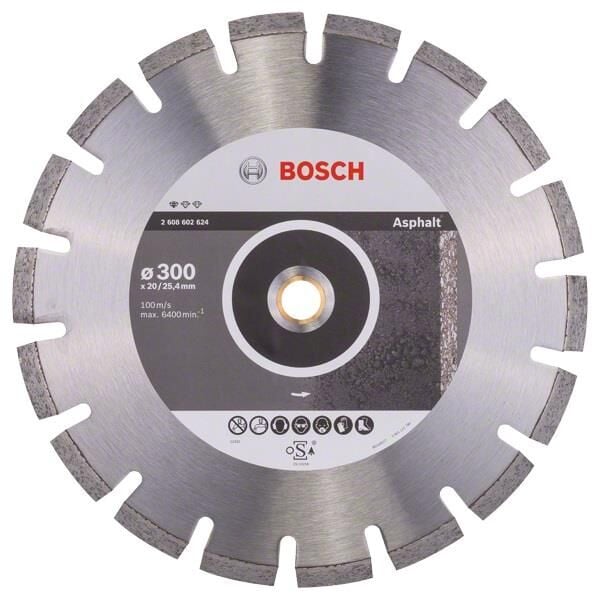 Bosch Standard 300mm Elmas Asfalt Testeresi 2608602624