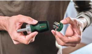 Bosch Cırcırlı Kısa Tornavida 6 Uçlu 1600A032UZ