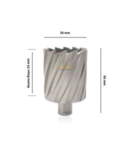 3Keego 56 x 55 mm HSS Manyetik Matkap Ucu SHC55