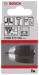 Bosch 1,5-13 mm - 1/2''-20 Anahtarsız Mandren 2608572182