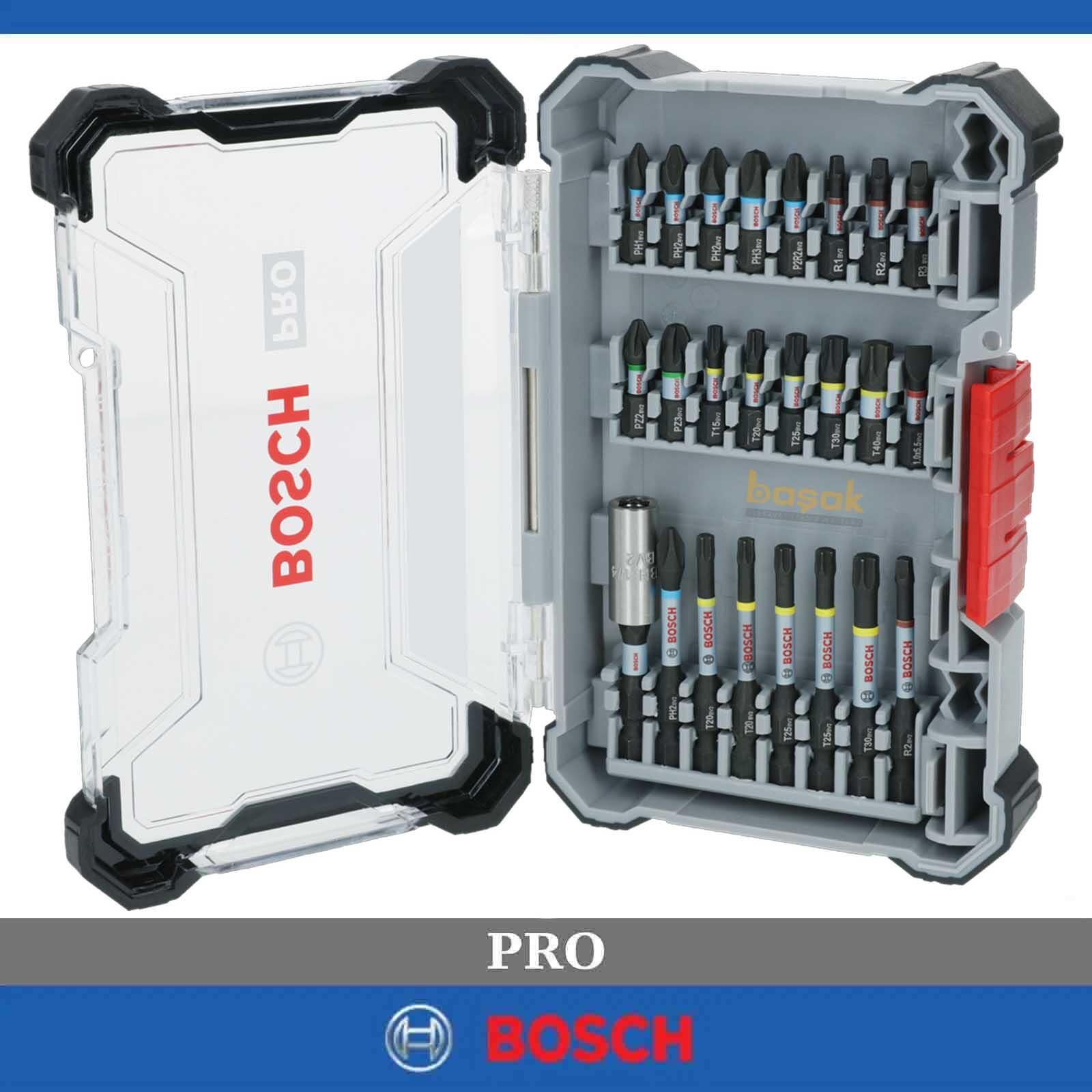 Bosch Pro Impact 24 Parça Vidalama-Bits Uç Seti 2608521U75