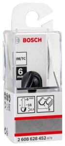Bosch 6mm Şaftlı Dayamaklı Fitil Freze Ucu 6*15,9*45 2608628452