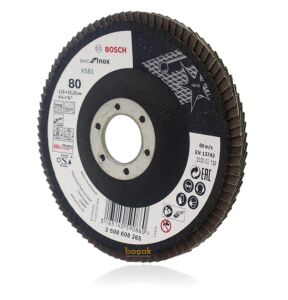 Bosch 115 mm 80 Kum X581Best Inox Flap Disk 2608608265