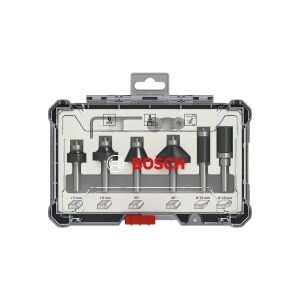 Bosch Freze Seti 6 Parça Karışık 8 mm (Pro) 2607017469
