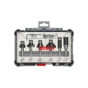 Bosch Freze Seti 6 Parça Karışık 8 mm (Pro) 2607017469