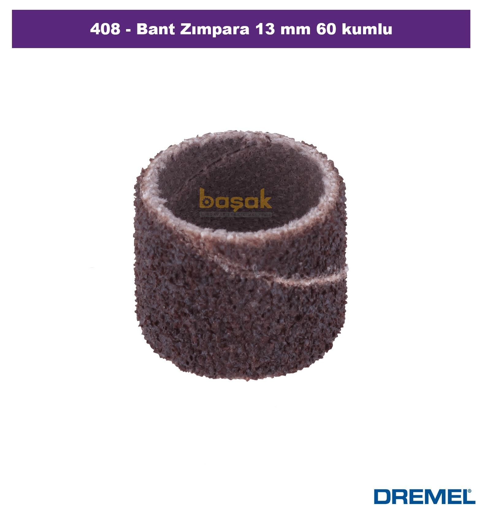 DREMEL 408 Bant Zımpara (6 Adet) 13 mm 60 kum | Dremel