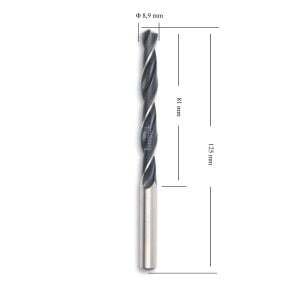 MTE 8,9 mm Haddeli Metal Matkap Ucu HSS DIN 338