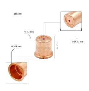 Trafimet CB 50 - CB 70 1,2mm Plazma Kesim Memesi  PD0088-12