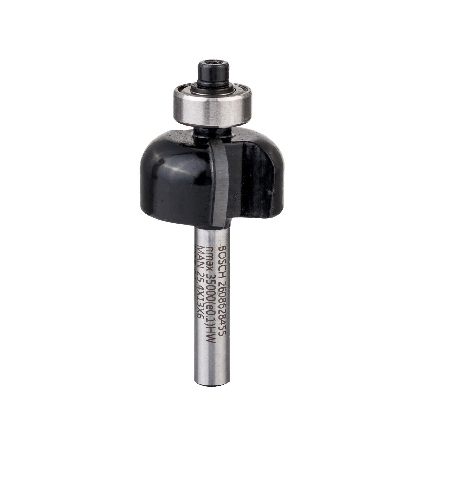 Bosch 6mm Şaftlı Dayamaklı Fitil Freze Ucu 6*25,4*54 2608628455