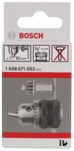 Bosch 1-10 mm - 3/8''-24 Anahtarlı Mandren 1608571053