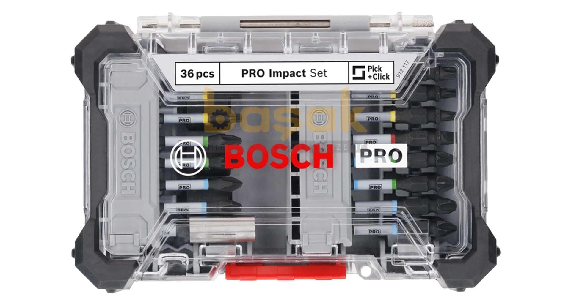 Bosch Pro Impact 36 Parça Vidalama-Bits Uç Seti 2608521U73 | Bosch