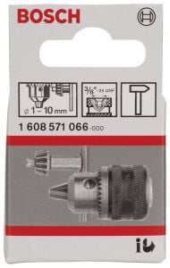 Bosch 1-10 mm - 3/8''-24 Anahtarlı Mandren 1608571066