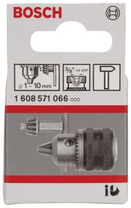 Bosch 1-10 mm - 3/8''-24 Anahtarlı Mandren 1608571066