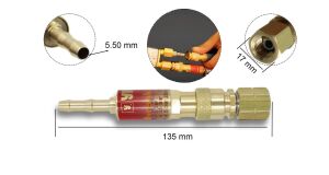 Yıldız 1118-Q Hızlı Bağlantı Yanıcı Gaz Emniyet Ventili Hamlaç Arkası