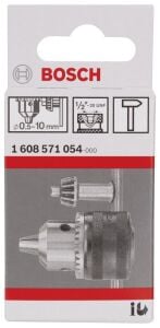 Bosch 1-10 mm - 1/2''-20 Anahtarlı Mandren 1608571054
