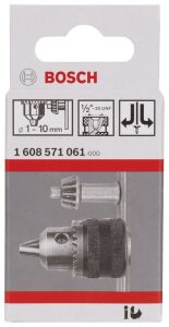 Bosch 1-10 mm - 1/2''-20 Anahtarlı Mandren 1608571061
