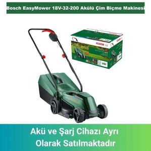 Bosch EasyMower 18V-32-200 Akülü Çim Biçme Makinesi (Akü ve Şarj Yoktur) 06008B9D01