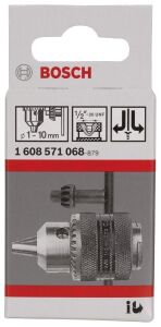 Bosch 1-10 mm - 1/2''-20 Anahtarlı Mandren 1608571068